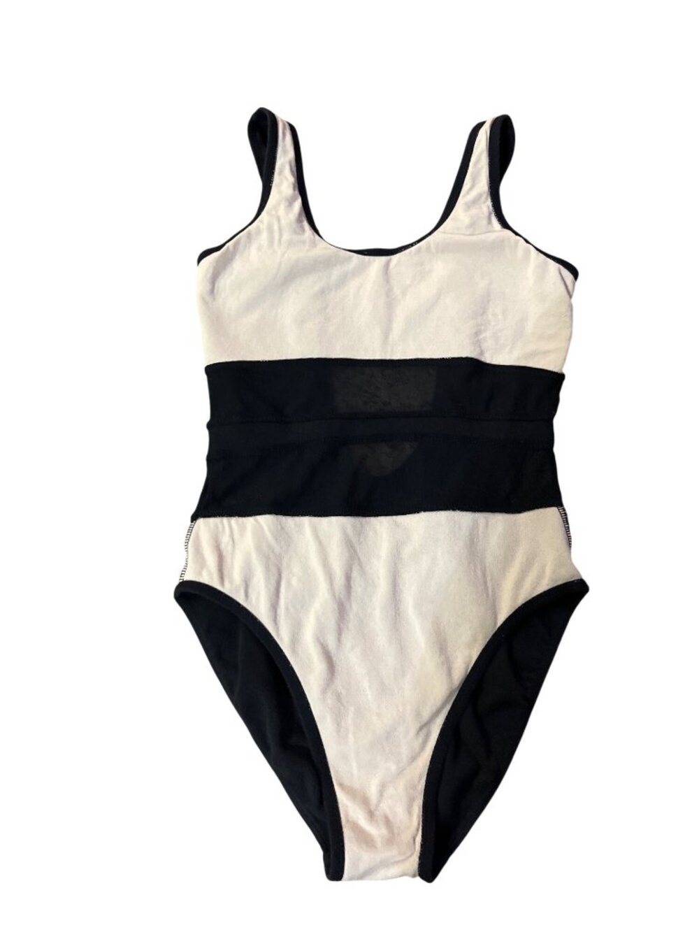 Vintage Bermuda Beachwear Black One Piece Swimsuit Juniors 5/6 Used - Picture 12 of 12